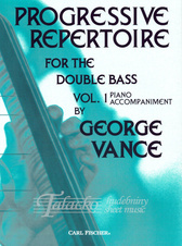 Progressive Repertoire for the Double Bass Vol. 1 - Piano Acc.